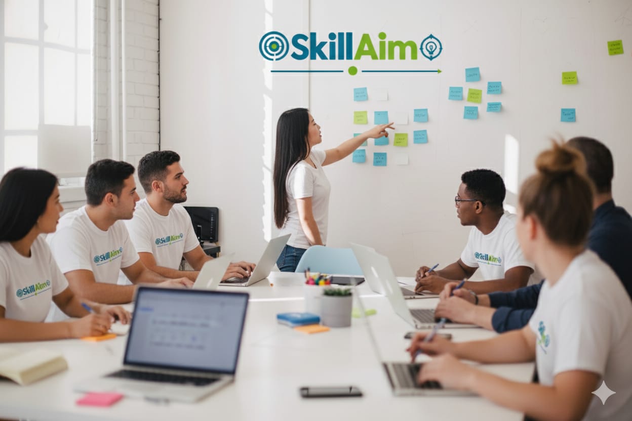 SkillAim Team Working